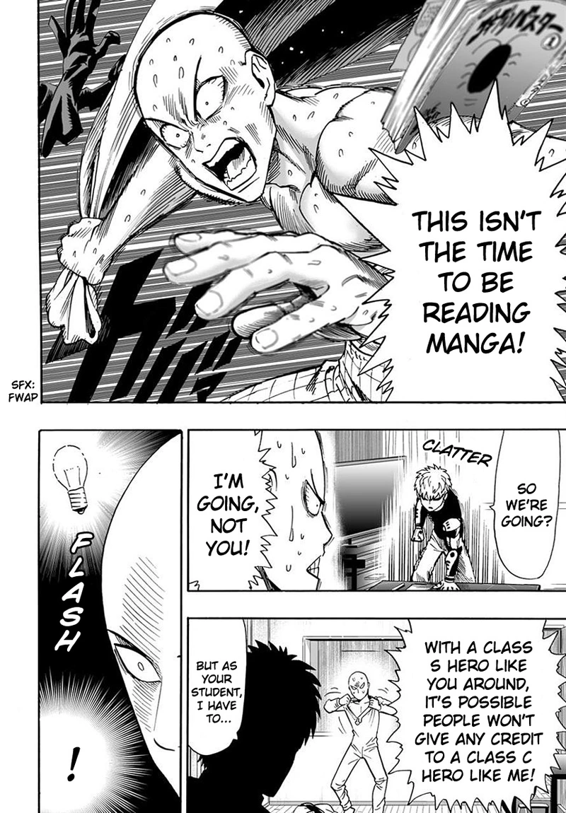 One Punch Man Manga Chapter 18 page 11 - Business Activity scene