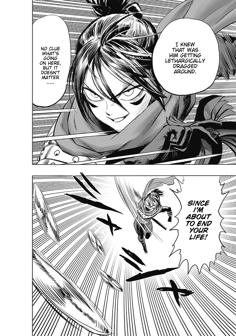 One Punch Man Manga Chapter 181 page 11 - Scalp Friction scene