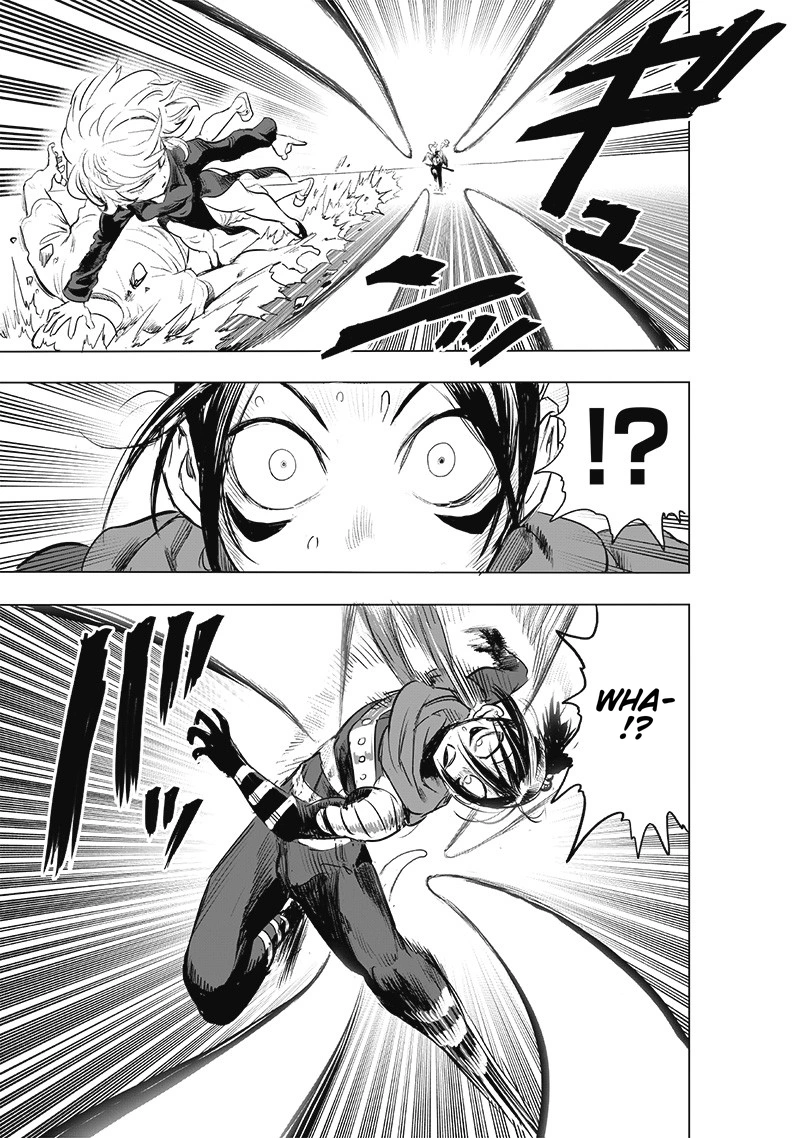 One Punch Man Manga Chapter 181 page 14 - Scalp Friction scene