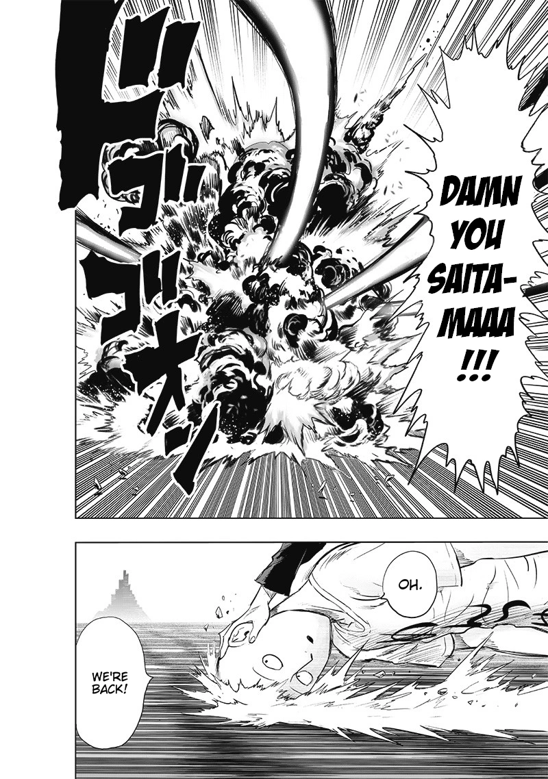One Punch Man Manga Chapter 181 page 17 - Scalp Friction scene
