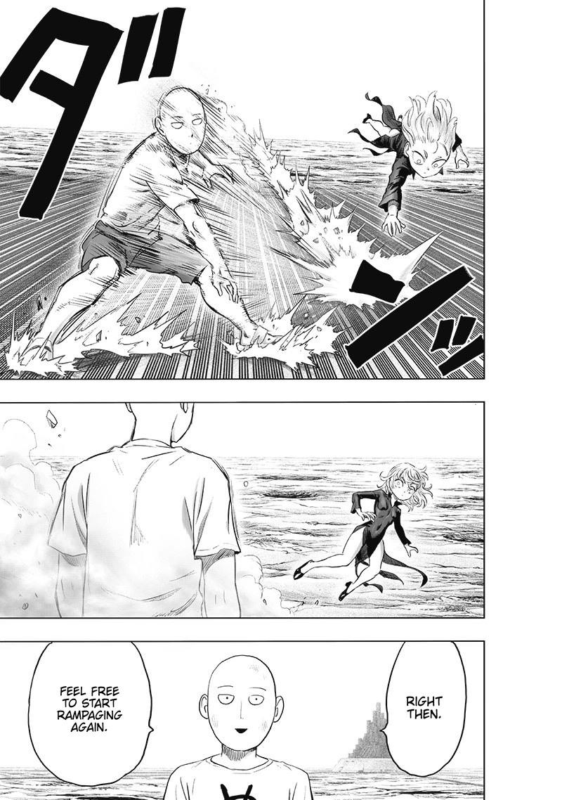 One Punch Man Manga Chapter 181 page 18 - Scalp Friction scene