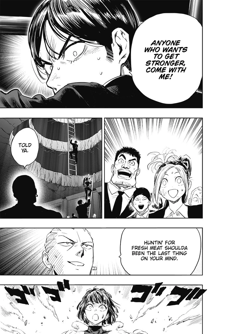 One Punch Man Manga Chapter 181 page 24 - Scalp Friction scene
