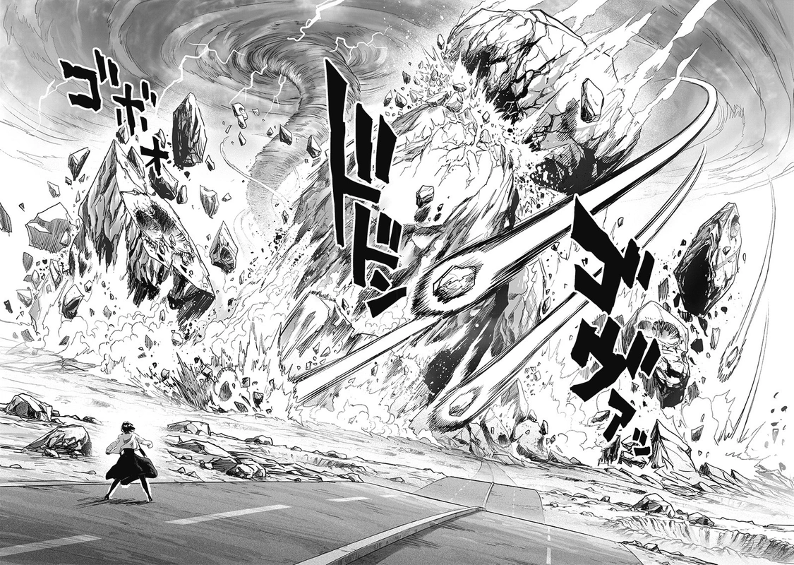 One Punch Man Manga Chapter 181 page 25 - Scalp Friction scene