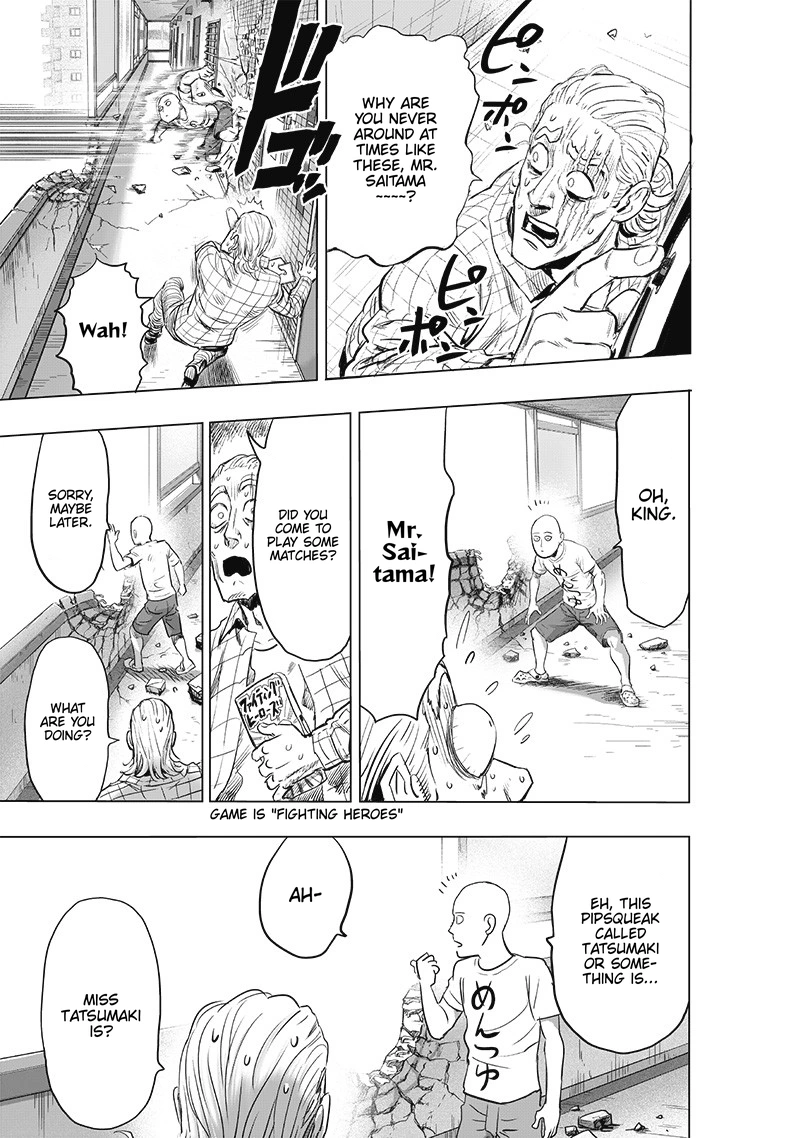 One Punch Man Manga Chapter 181 page 27 - Scalp Friction scene