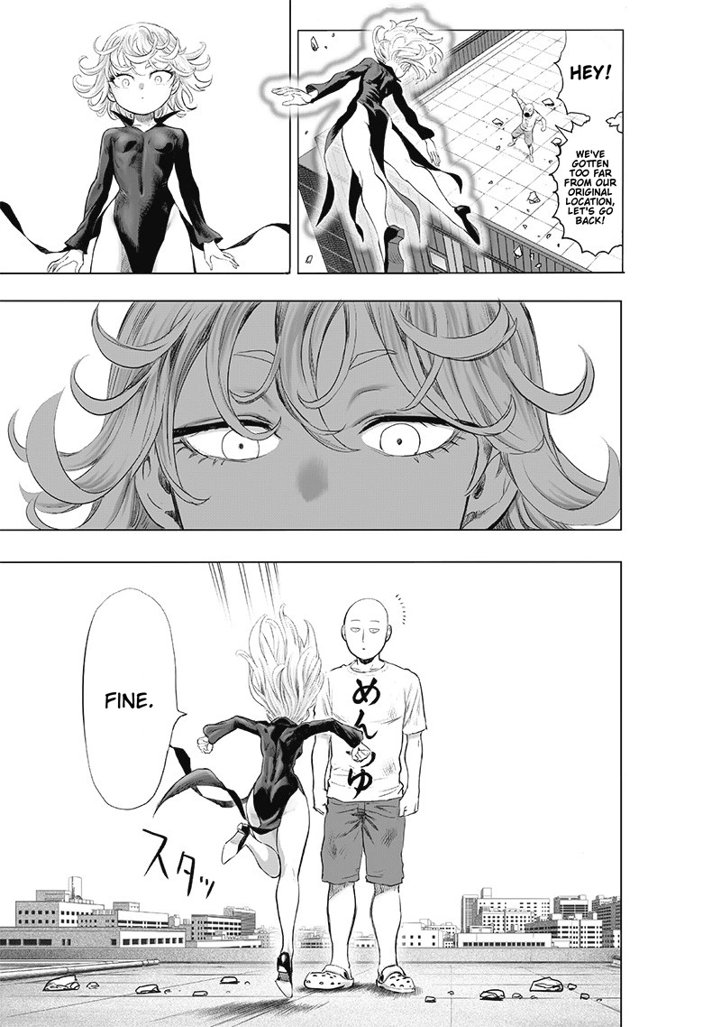 One Punch Man Manga Chapter 181 page 4 - Scalp Friction scene