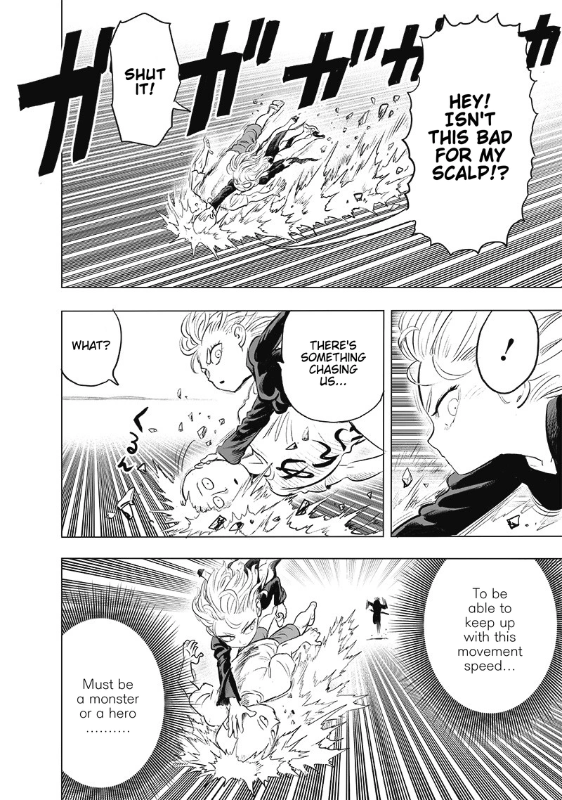 One Punch Man Manga Chapter 181 page 9 - Scalp Friction scene