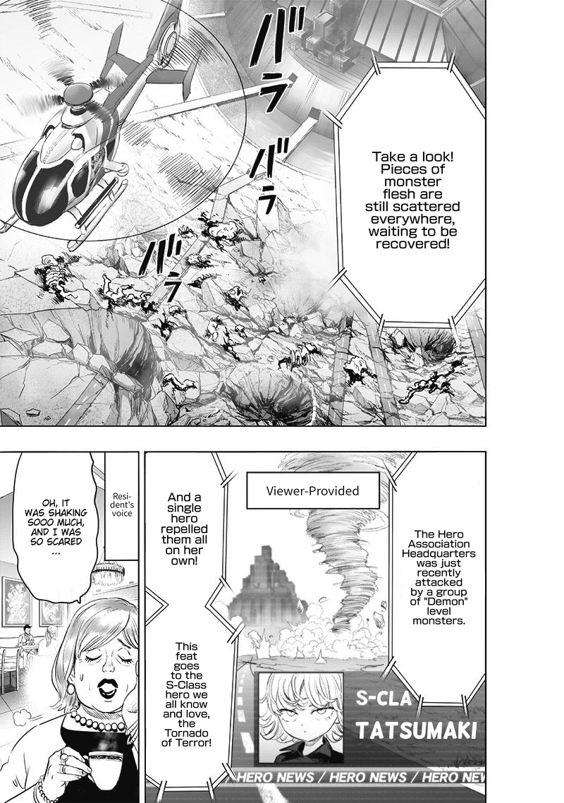 One Punch Man Manga Chapter 183 page 20 - Trade-Off scene