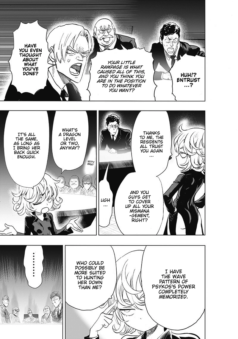 One Punch Man Manga Chapter 183 page 24 - Trade-Off scene