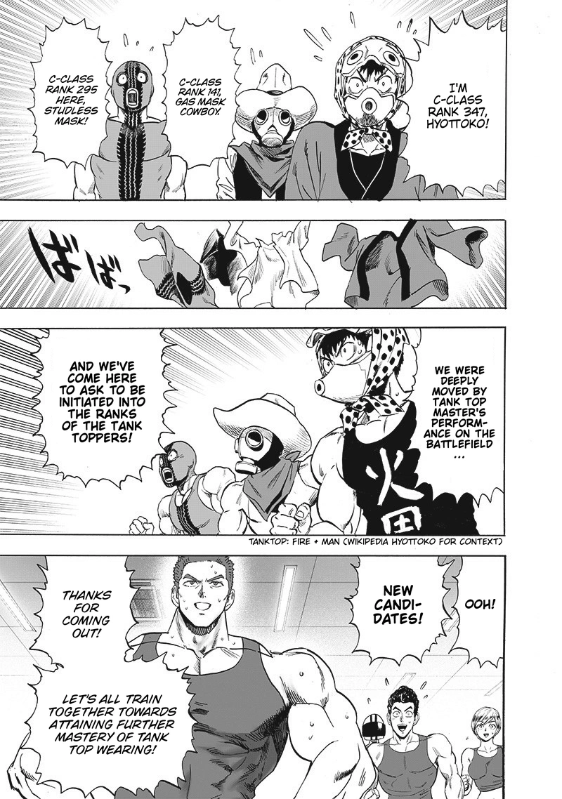 One Punch Man Manga Chapter 185 page 10 - Updates scene