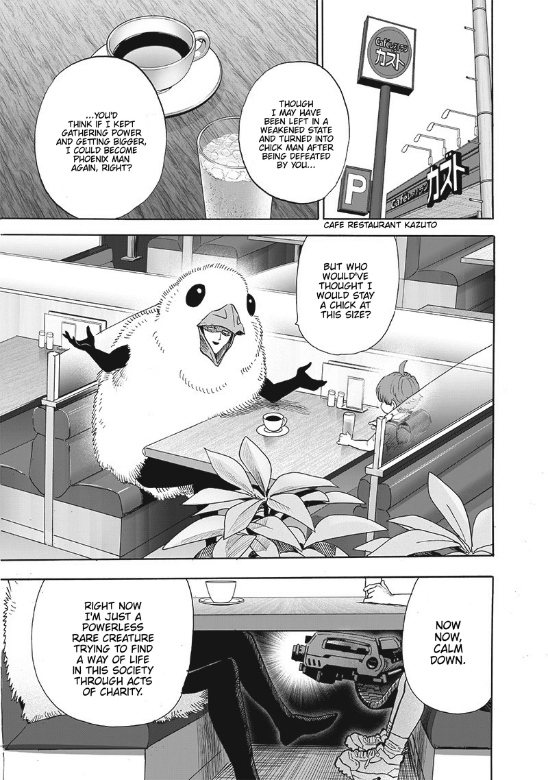 One Punch Man Manga Chapter 185 page 12 - Updates scene