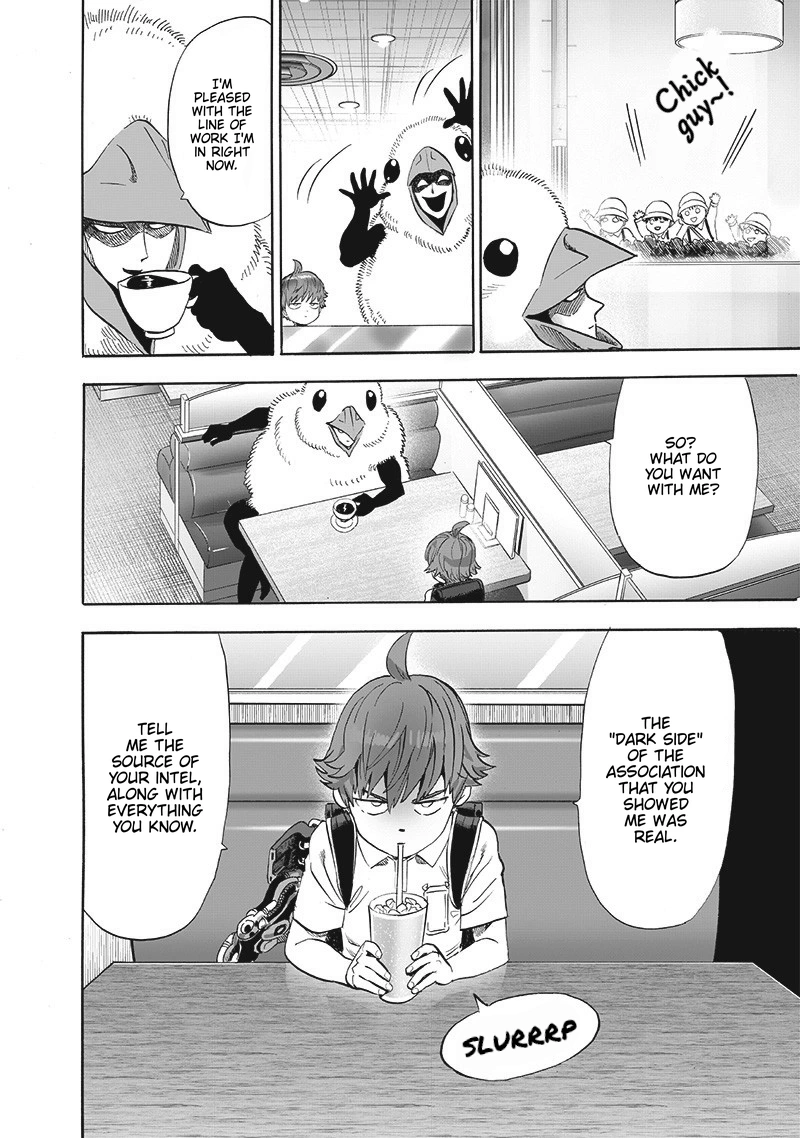 One Punch Man Manga Chapter 185 page 13 - Updates scene