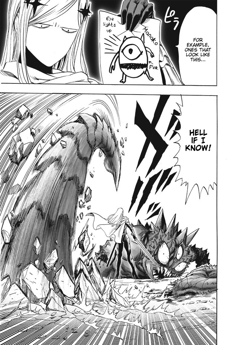 One Punch Man Manga Chapter 185 page 4 - Updates scene