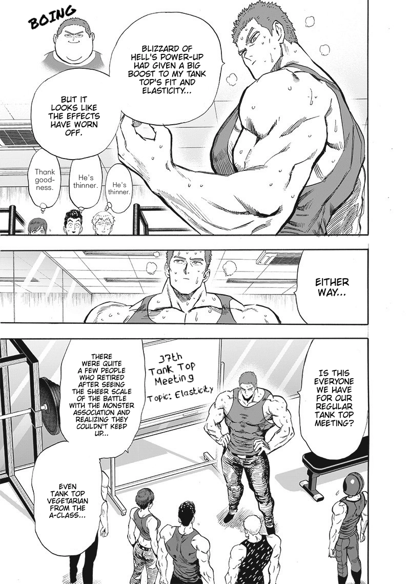 One Punch Man Manga Chapter 185 page 8 - Updates scene