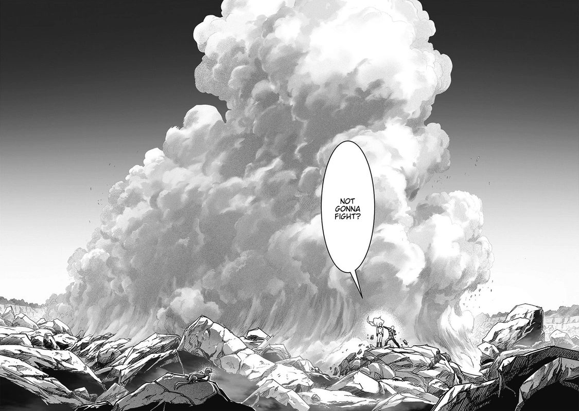 One Punch Man Manga Chapter 186 page 15 - Turning Point scene