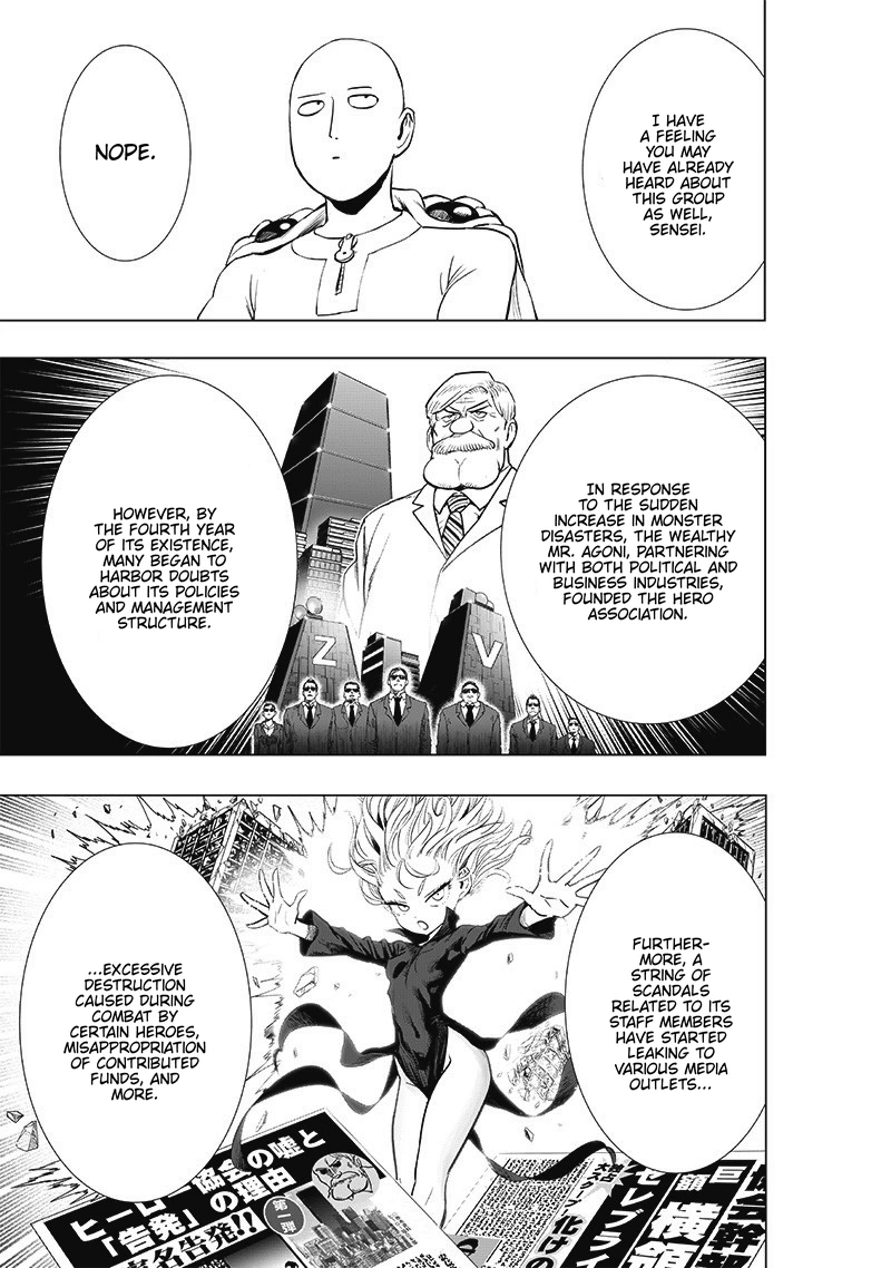 One Punch Man Manga Chapter 186 page 23 - Turning Point scene