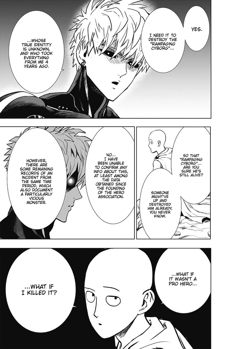One Punch Man Manga Chapter 186 page 27 - Turning Point scene