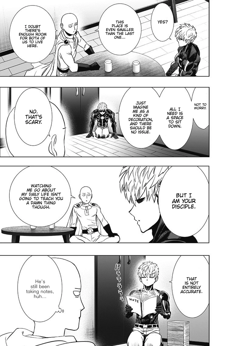 One Punch Man Manga Chapter 186 page 4 - Turning Point scene