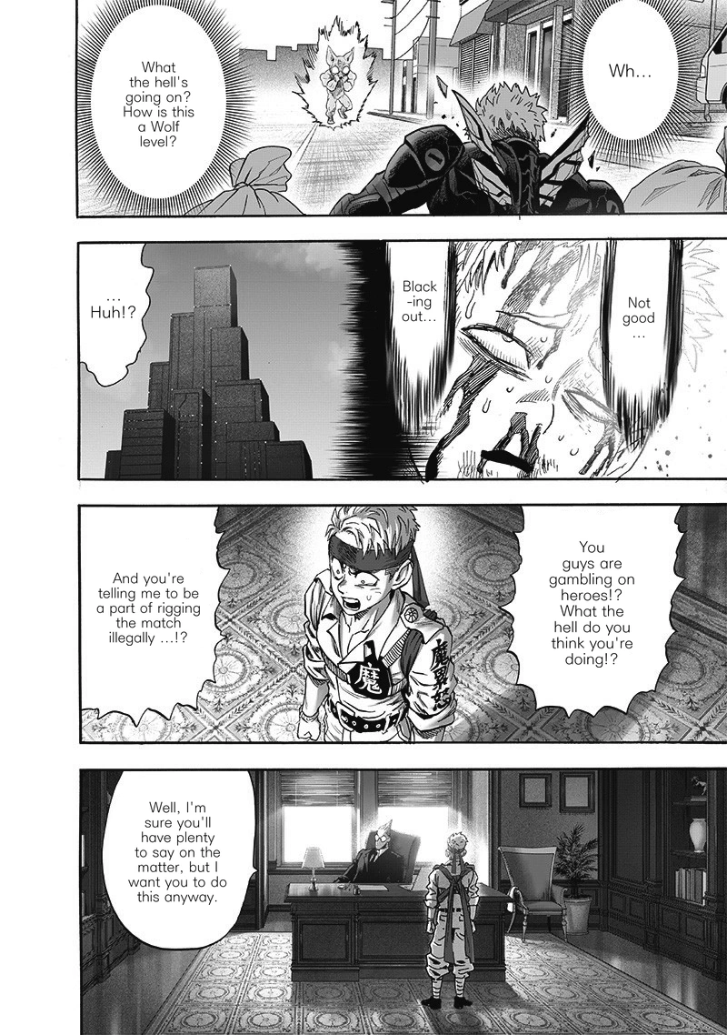 One Punch Man Manga Chapter 187 page 13 - The Butterfly and The Back scene