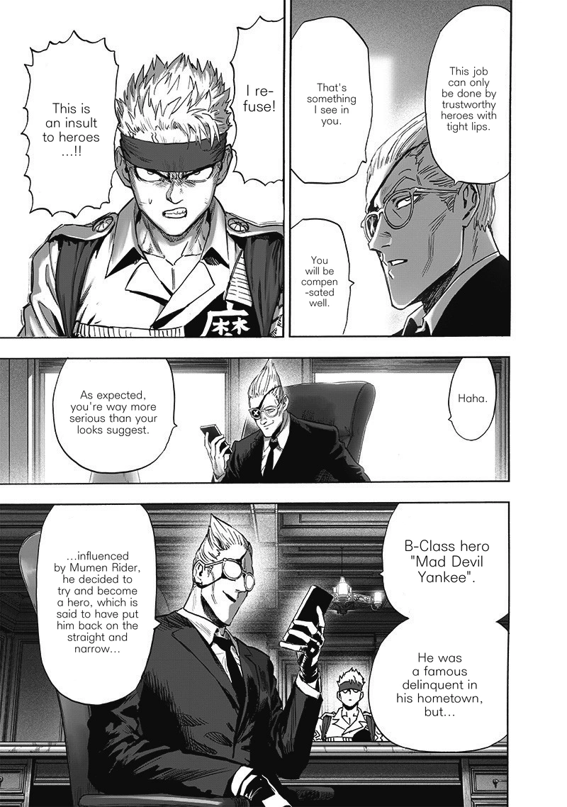 One Punch Man Manga Chapter 187 page 14 - The Butterfly and The Back scene