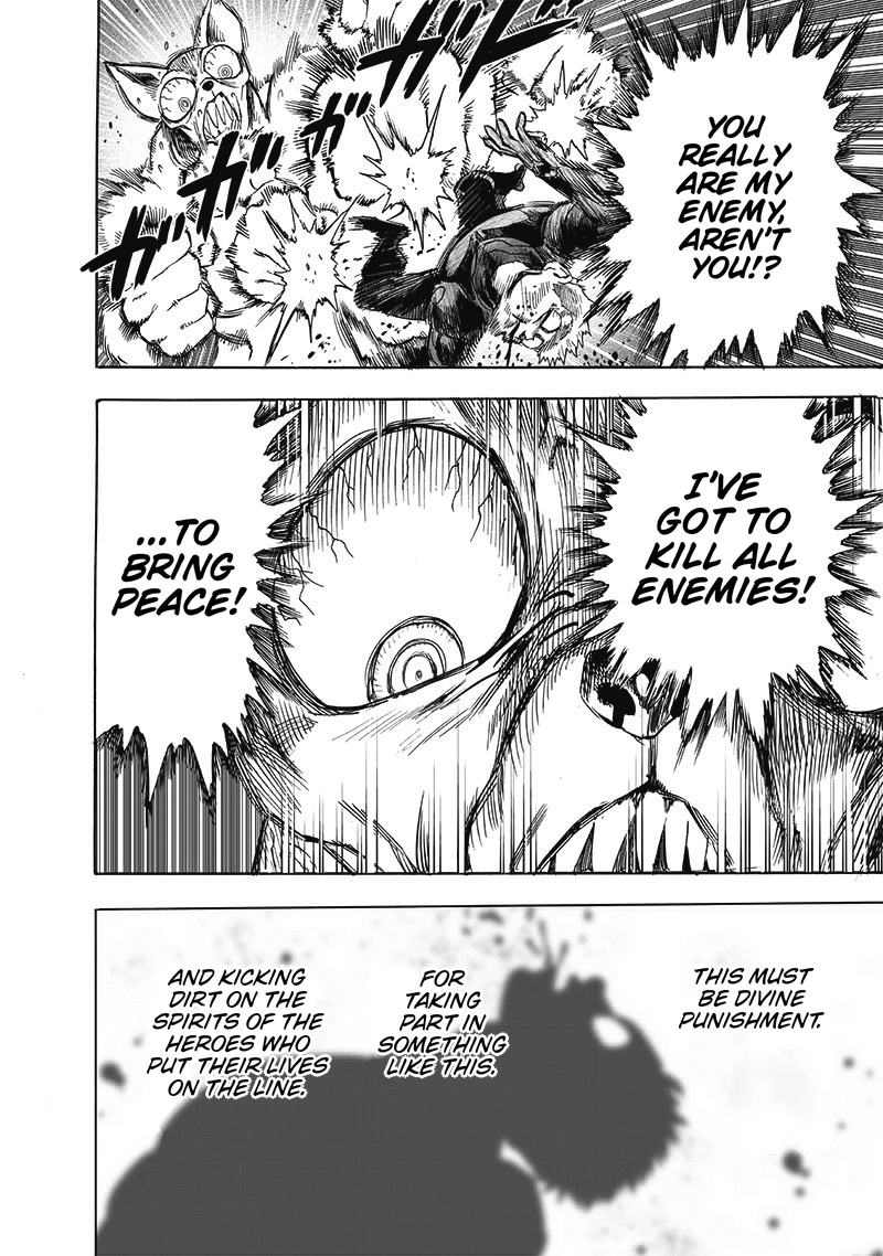 One Punch Man Manga Chapter 187 page 23 - The Butterfly and The Back scene