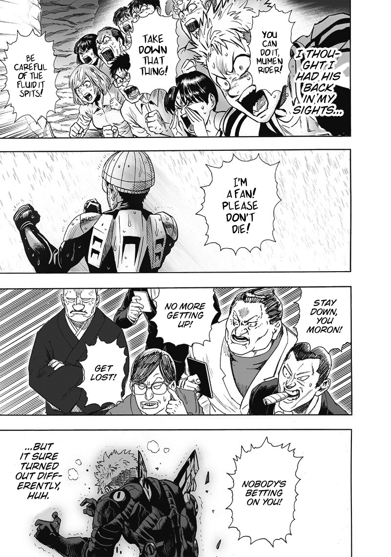 One Punch Man Manga Chapter 187 page 24 - The Butterfly and The Back scene