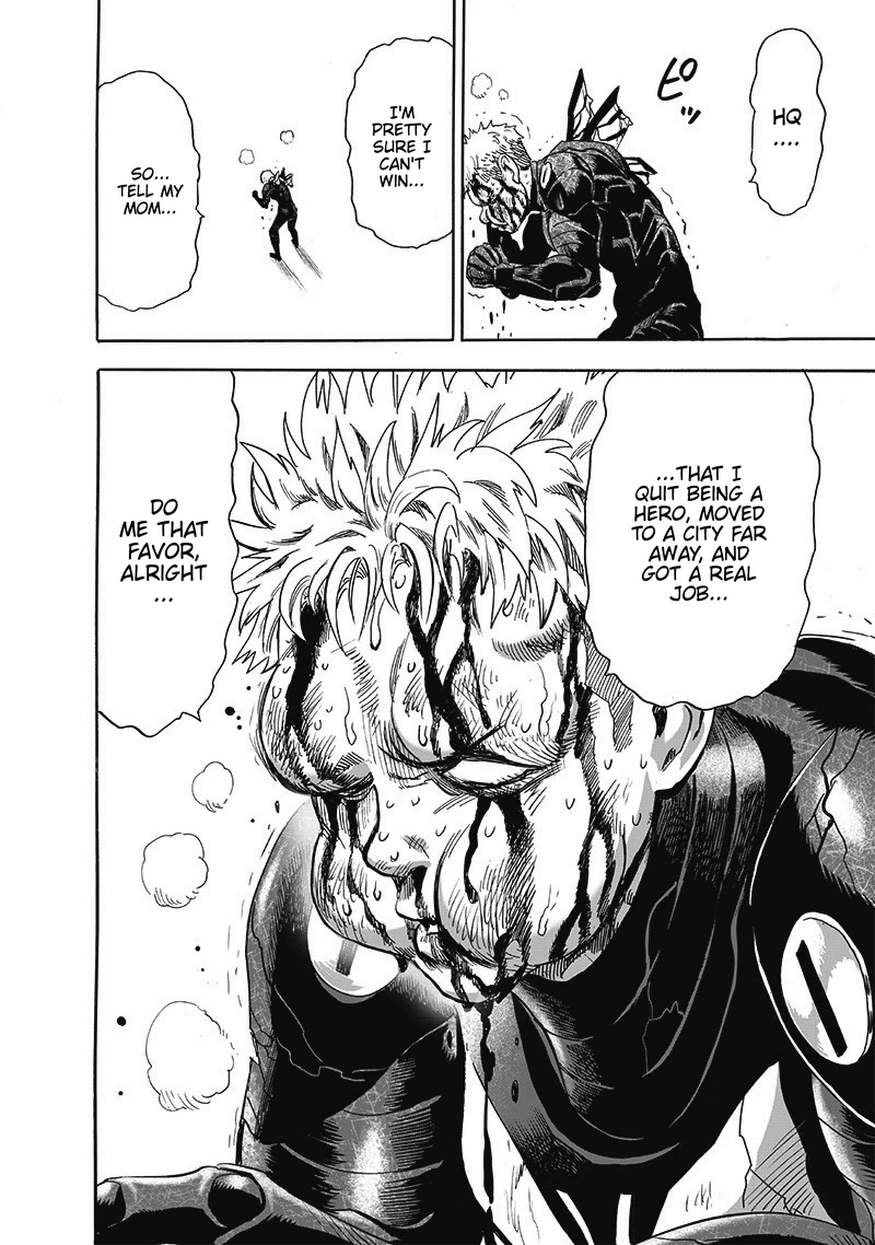 One Punch Man Manga Chapter 187 page 25 - The Butterfly and The Back scene