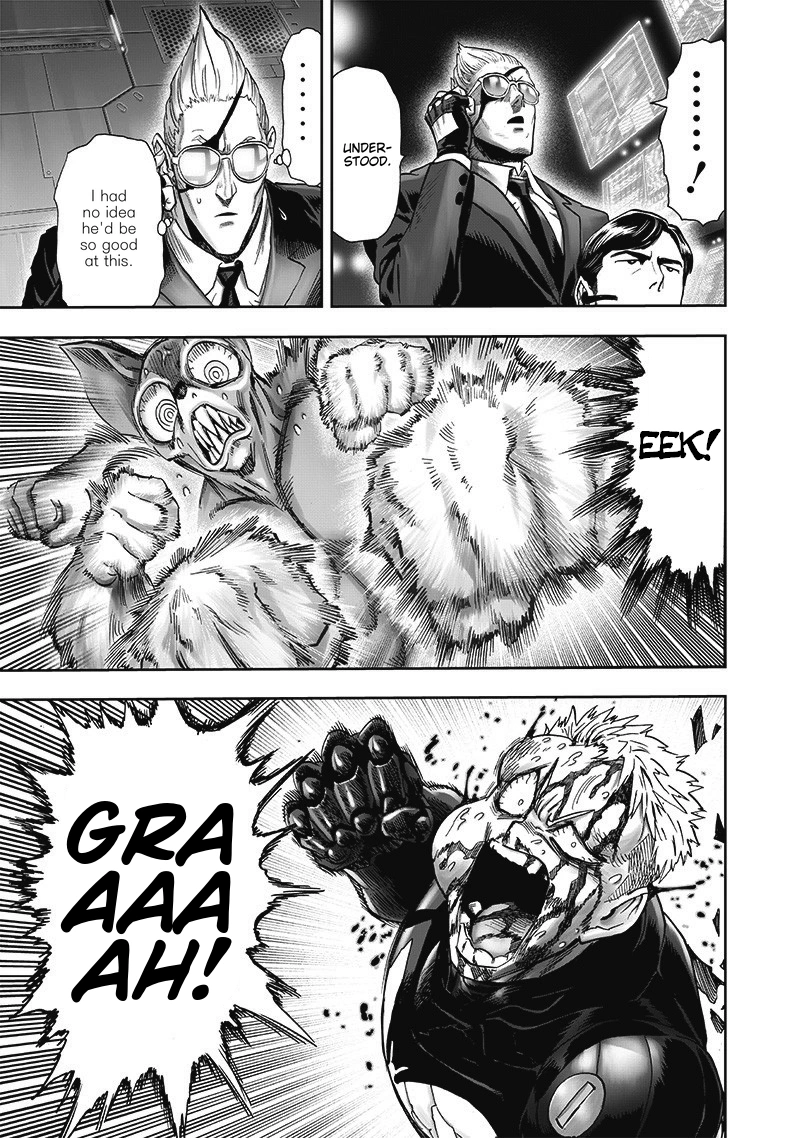 One Punch Man Manga Chapter 187 page 26 - The Butterfly and The Back scene