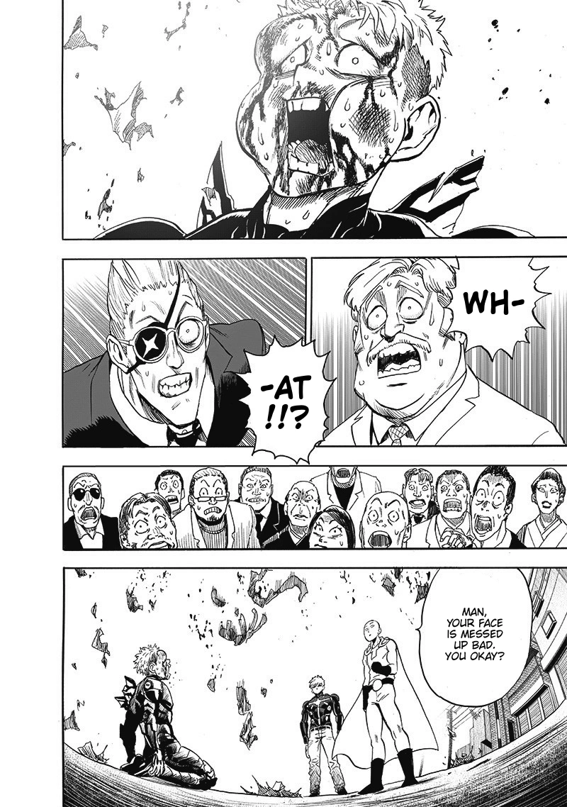 One Punch Man Manga Chapter 187 page 28 - The Butterfly and The Back scene