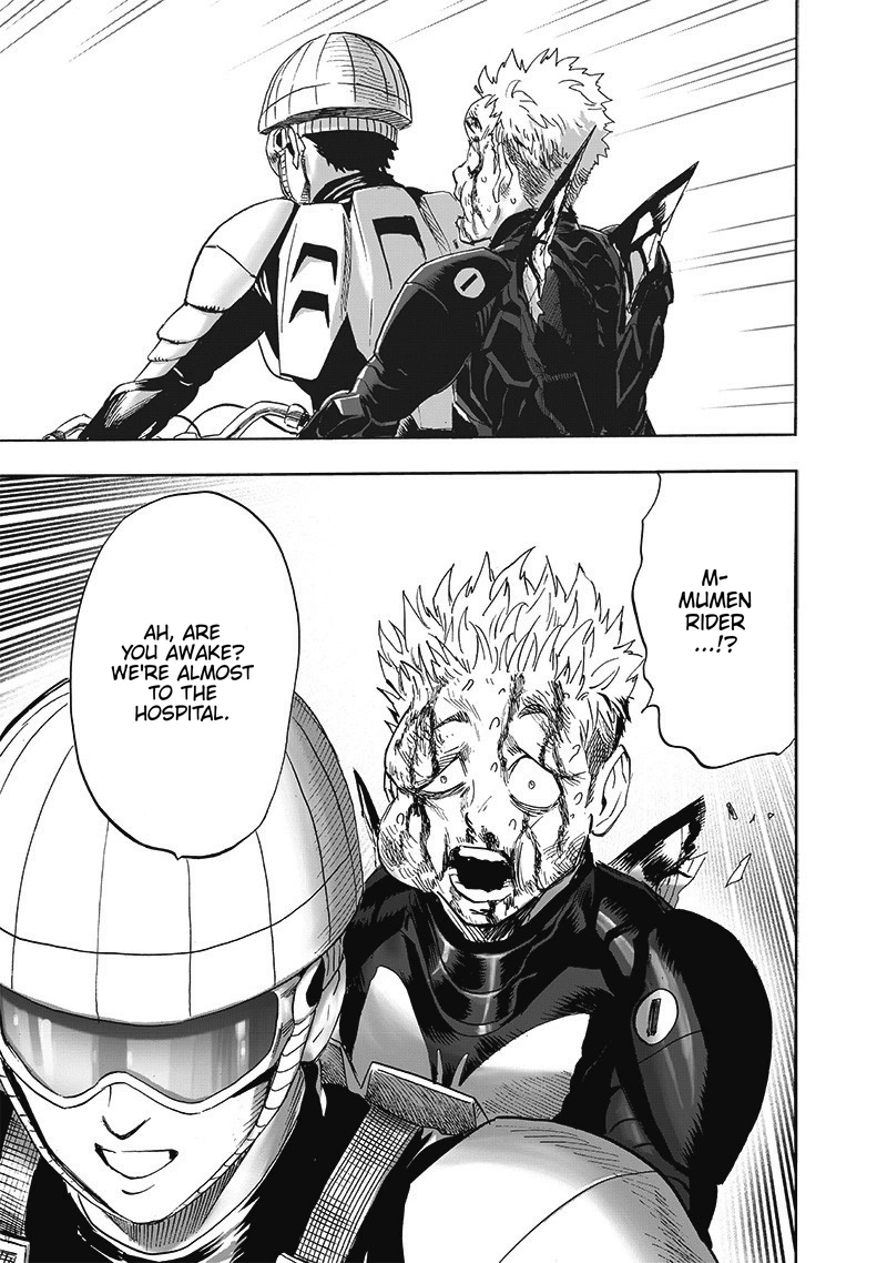 One Punch Man Manga Chapter 187 page 35 - The Butterfly and The Back scene