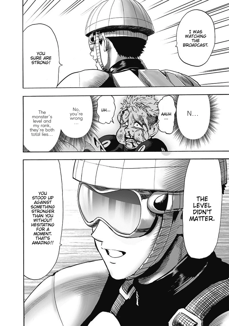 One Punch Man Manga Chapter 187 page 36 - The Butterfly and The Back scene