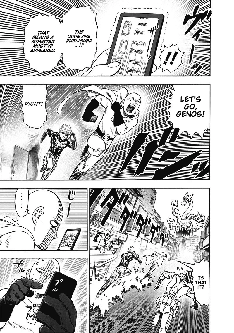 One Punch Man Manga Chapter 187 page 39 - The Butterfly and The Back scene