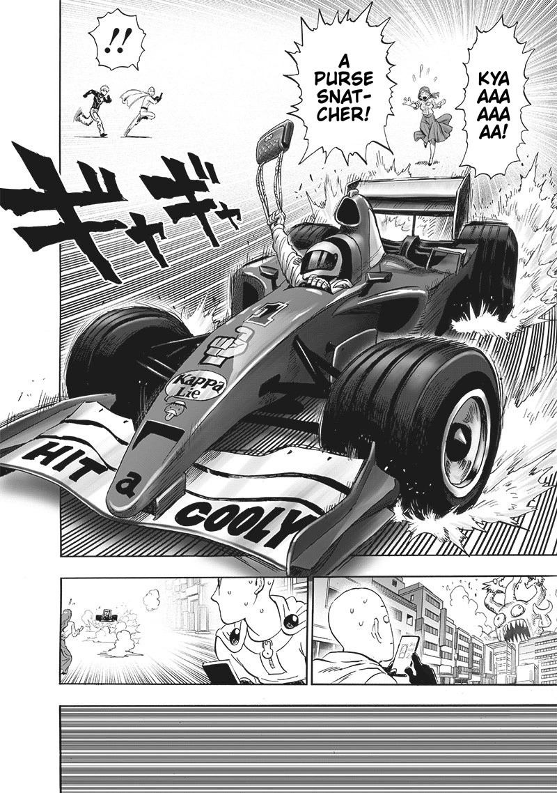 One Punch Man Manga Chapter 187 page 40 - The Butterfly and The Back scene