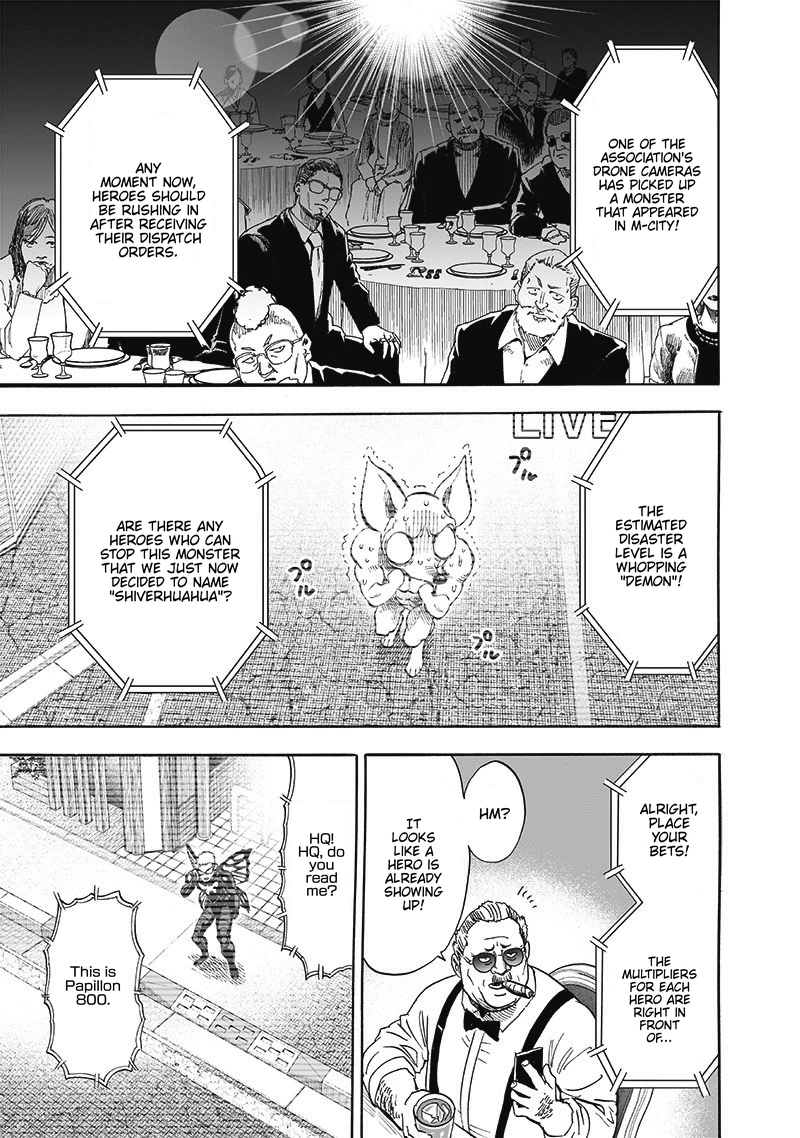One Punch Man Manga Chapter 187 page 6 - The Butterfly and The Back scene