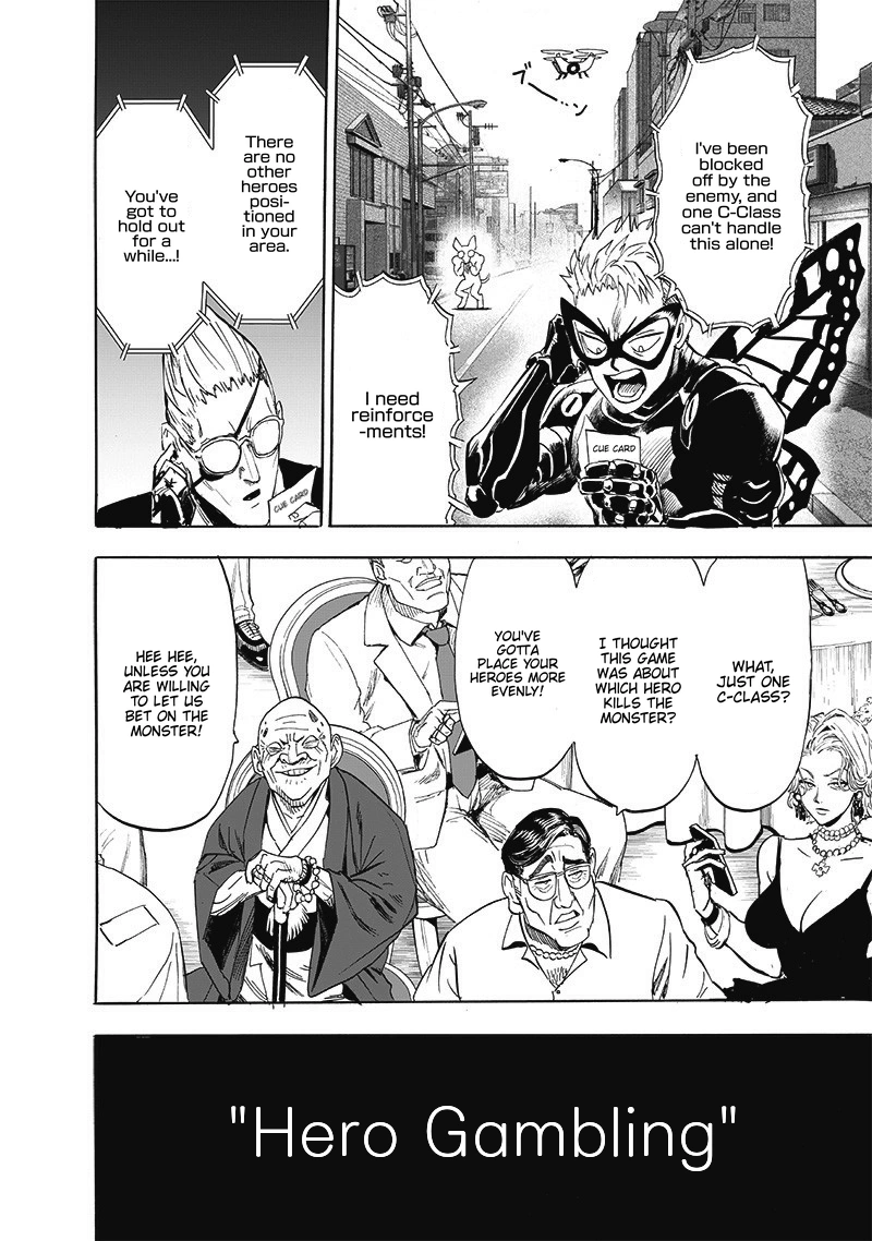 One Punch Man Manga Chapter 187 page 7 - The Butterfly and The Back scene