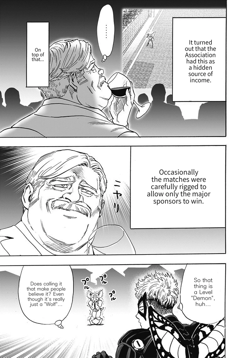 One Punch Man Manga Chapter 187 page 8 - The Butterfly and The Back scene