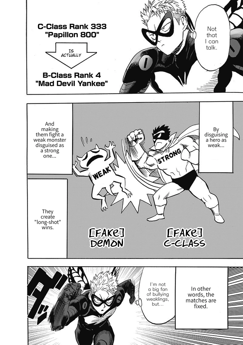 One Punch Man Manga Chapter 187 page 9 - The Butterfly and The Back scene