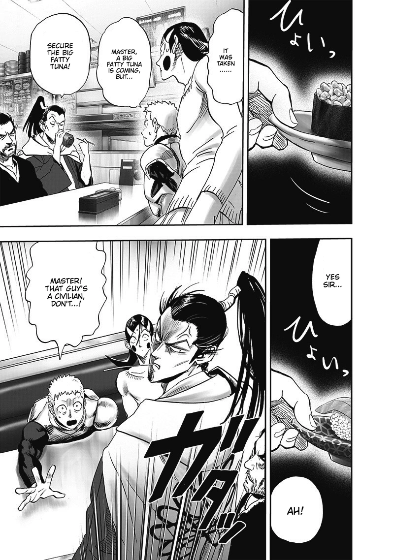 One Punch Man Manga Chapter 188 page 28 - Appraisal scene