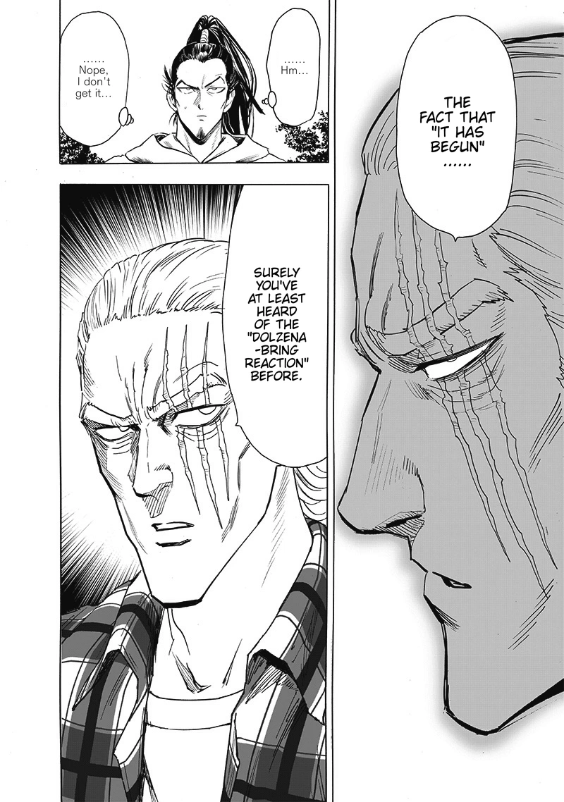 One Punch Man Manga Chapter 189 page 15 - Blade Test scene