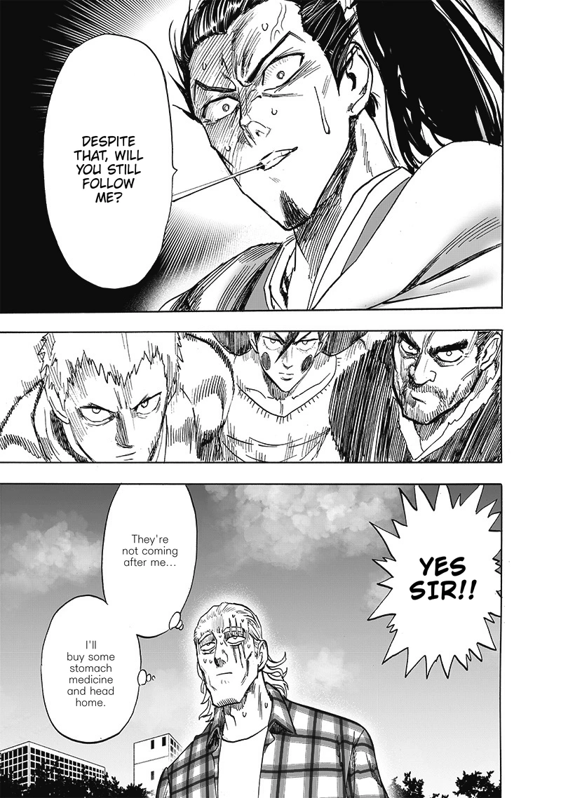 One Punch Man Manga Chapter 189 page 30 - Blade Test scene
