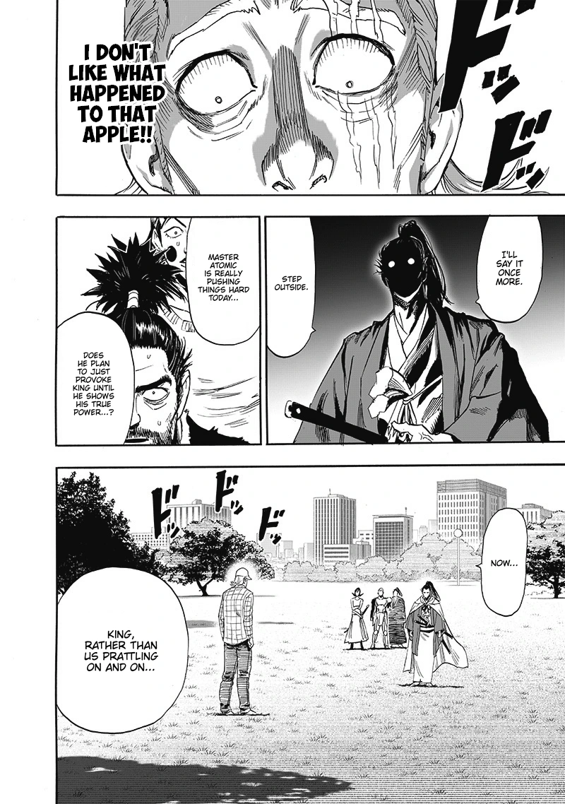 One Punch Man Manga Chapter 189 page 7 - Blade Test scene