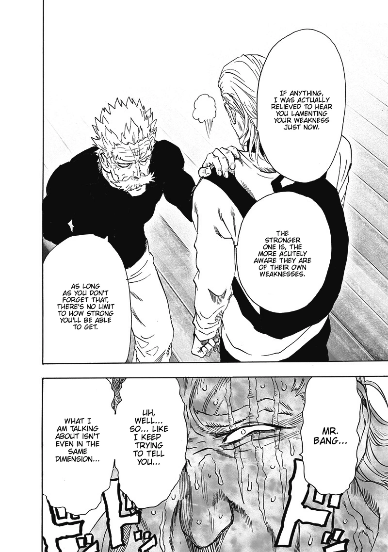 One Punch Man Manga Chapter 192 page 11 - Level Up scene
