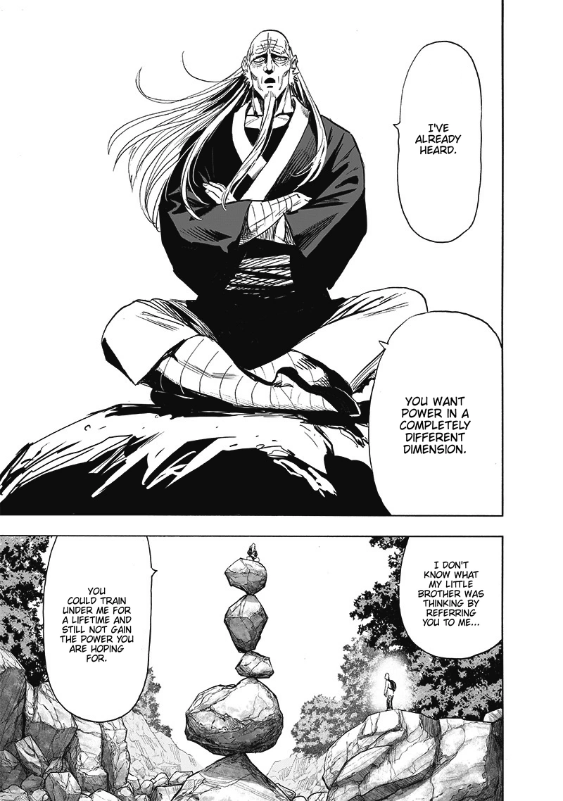 One Punch Man Manga Chapter 192 page 12 - Level Up scene