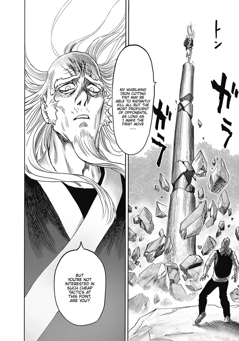 One Punch Man Manga Chapter 192 page 15 - Level Up scene