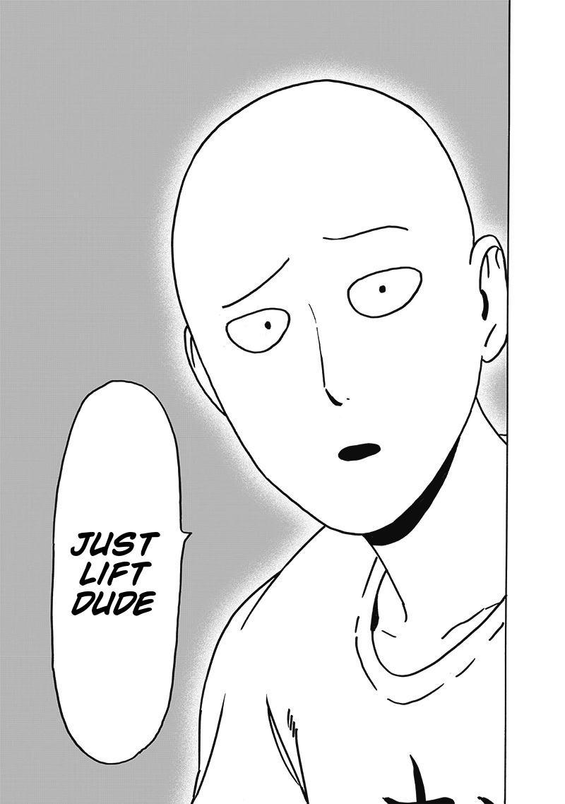 One Punch Man Manga Chapter 192 page 29 - Level Up scene
