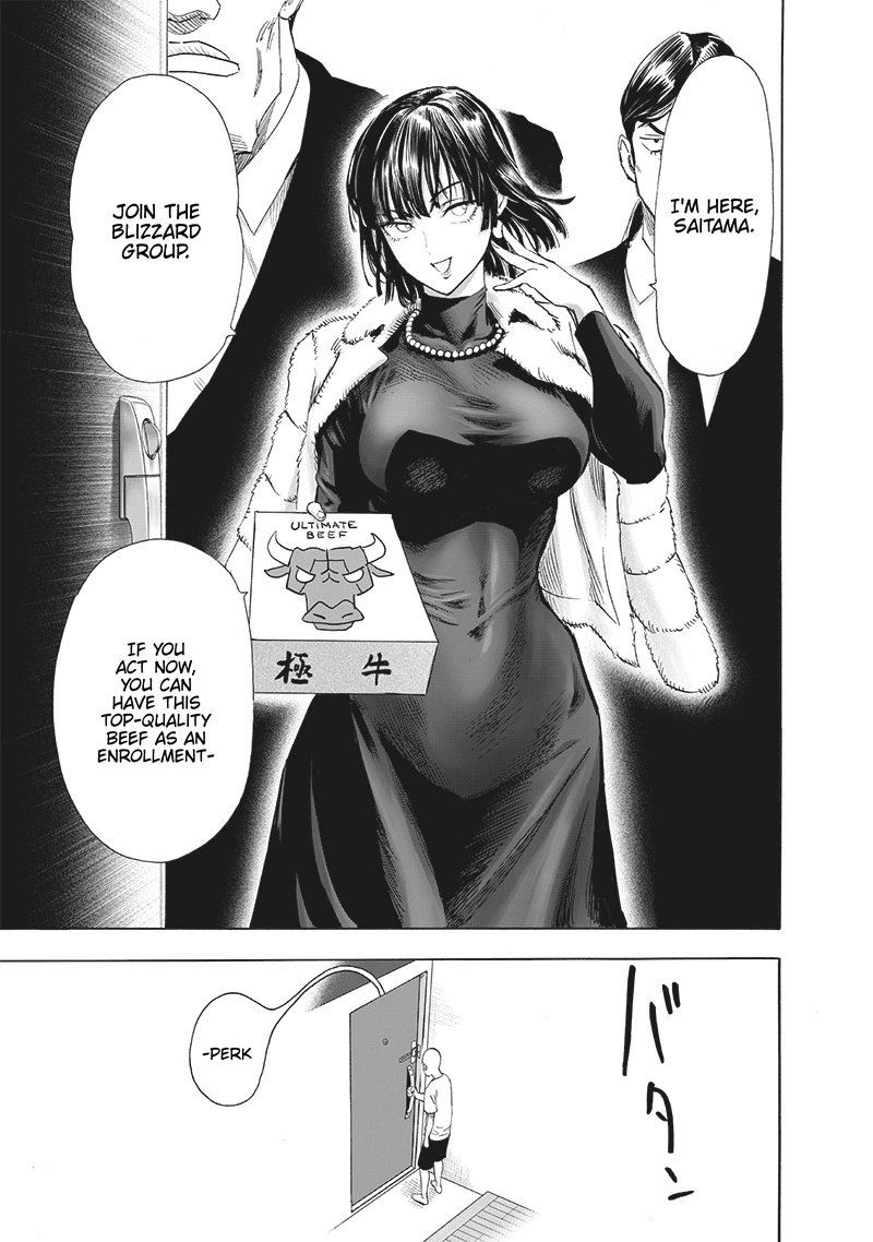 One Punch Man Manga Chapter 192 page 31 - Level Up scene