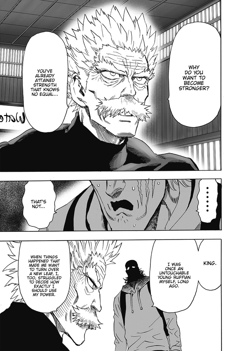 One Punch Man Manga Chapter 192 page 4 - Level Up scene