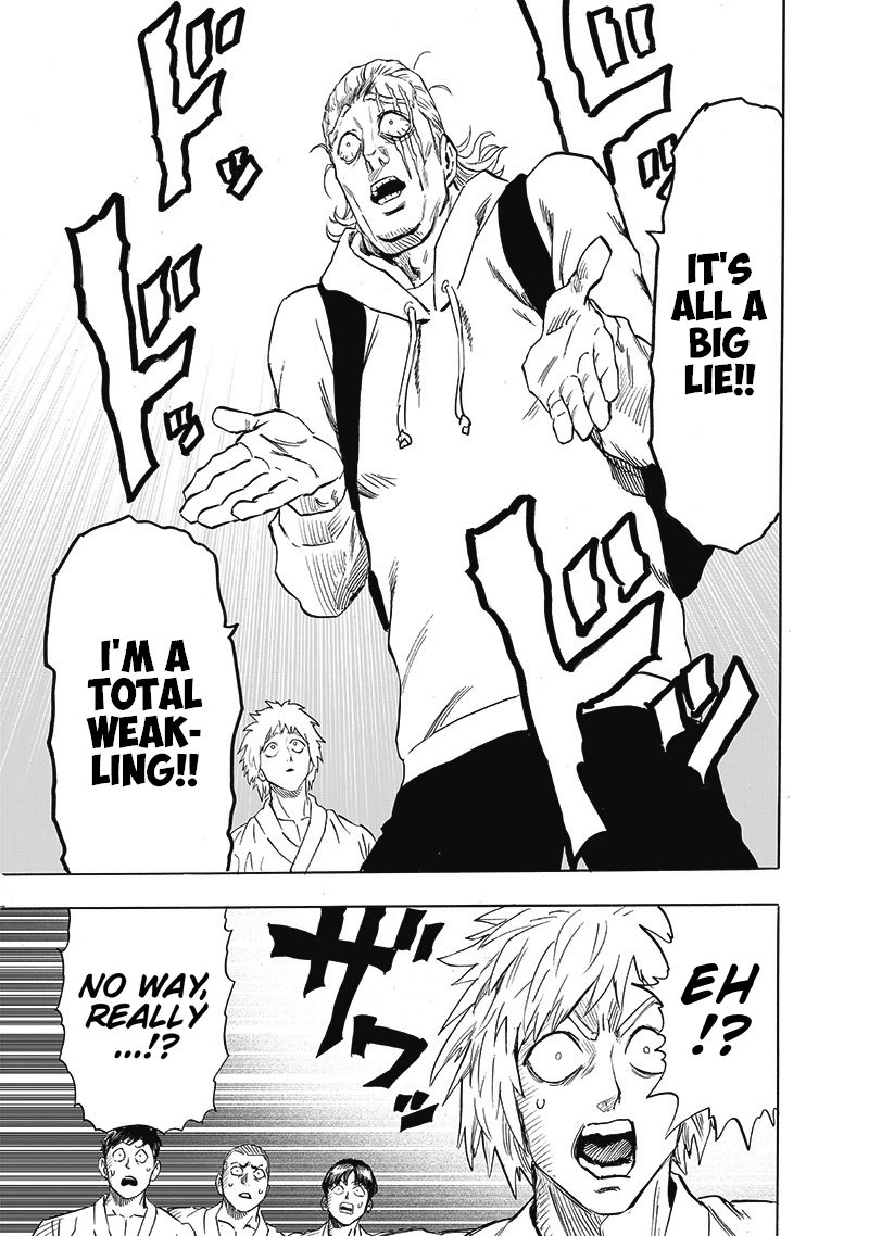 One Punch Man Manga Chapter 192 page 8 - Level Up scene