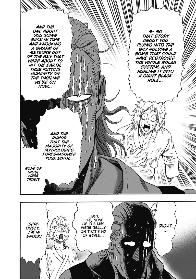 One Punch Man Manga Chapter 192 page 9 - Level Up scene