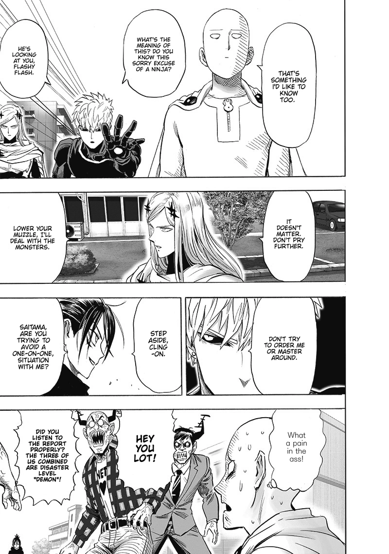 One Punch Man Manga Chapter 194 page 23 - Right Away scene