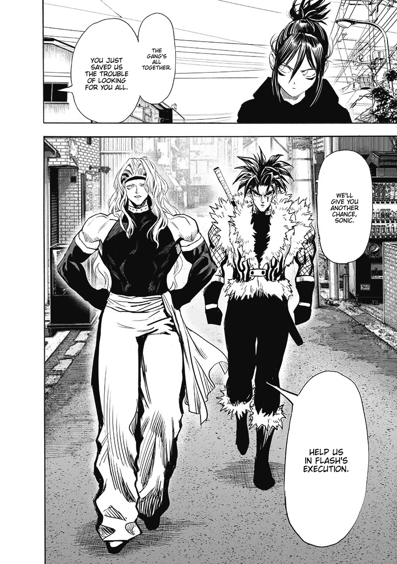 One Punch Man Manga Chapter 194 page 24 - Right Away scene